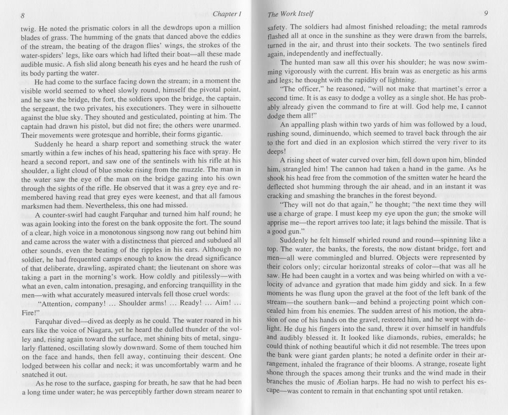 Robert C Evans Annotated Critical Edition Of An Occurrence At Owl View Photograph Of Page Business Plan Writers Miami Fl also Proposal Essay Apa Essay Papers
